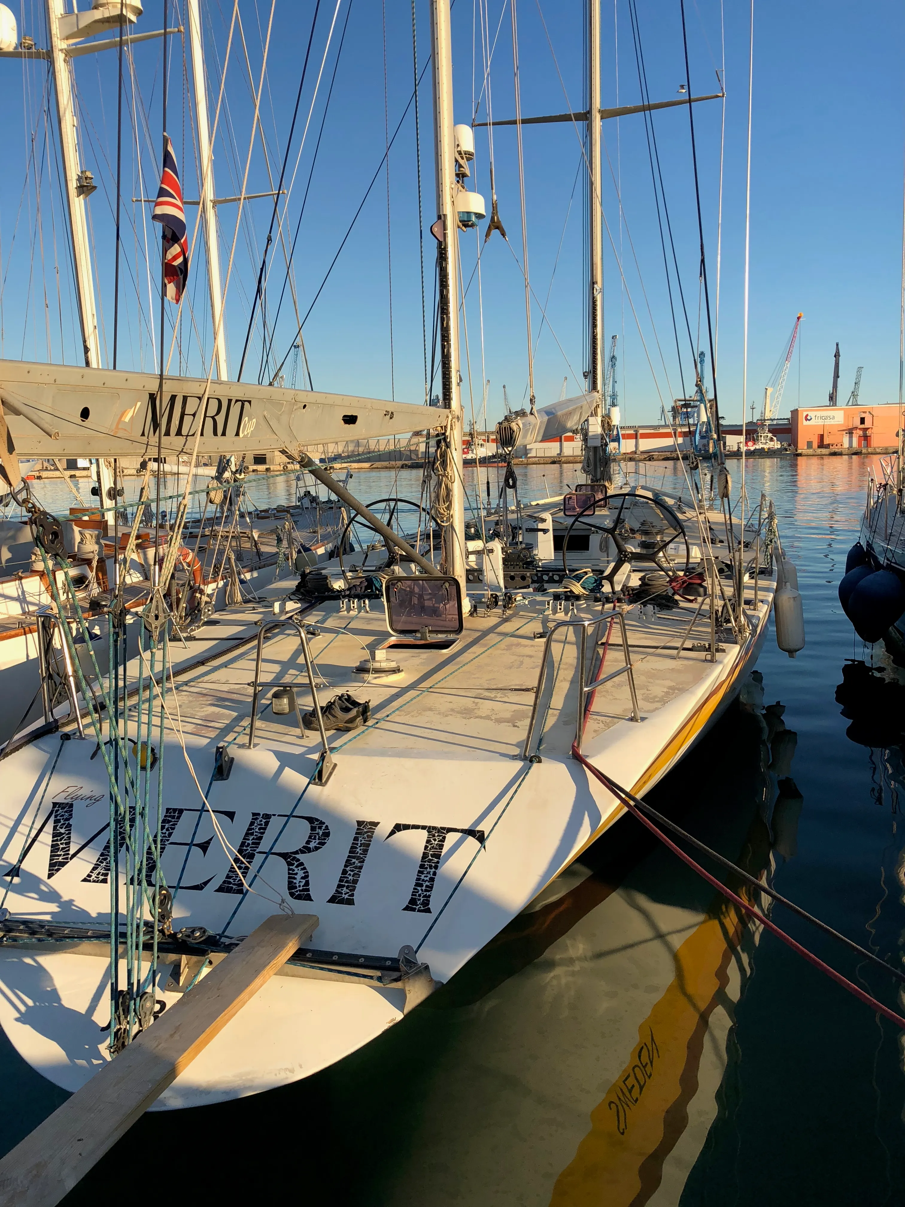 Flying Merit, 1988 Farr 80 Round-the-World Maxi